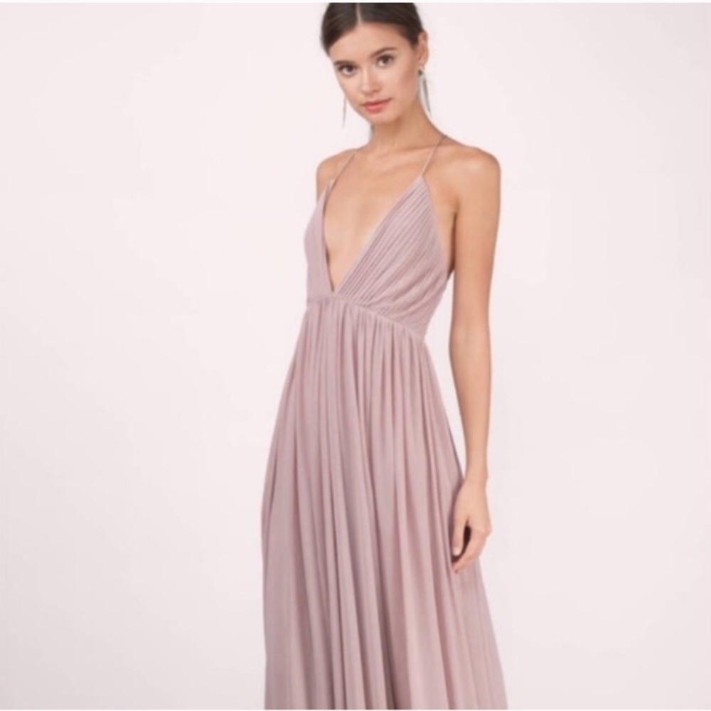 Tobi jamee mauve maxi formal dress